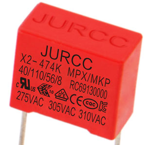  jy-x2阻容降壓專用金屬膜盒式電容器