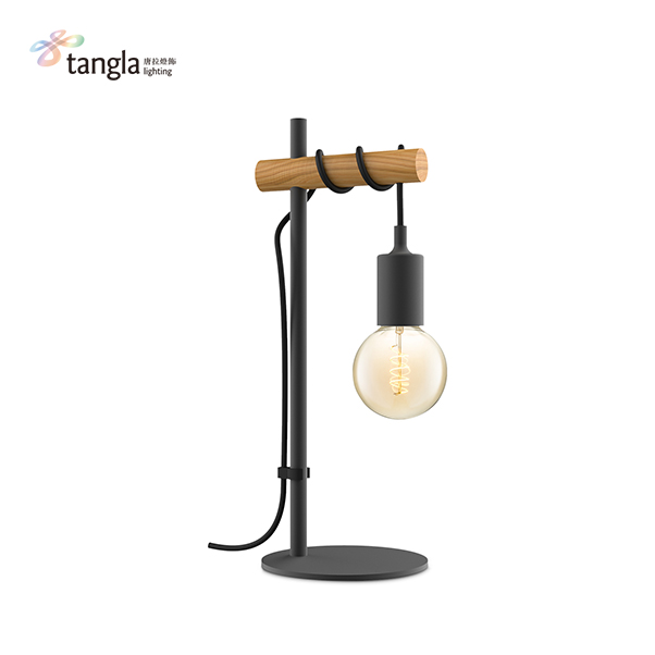  1L table lamp（wood）