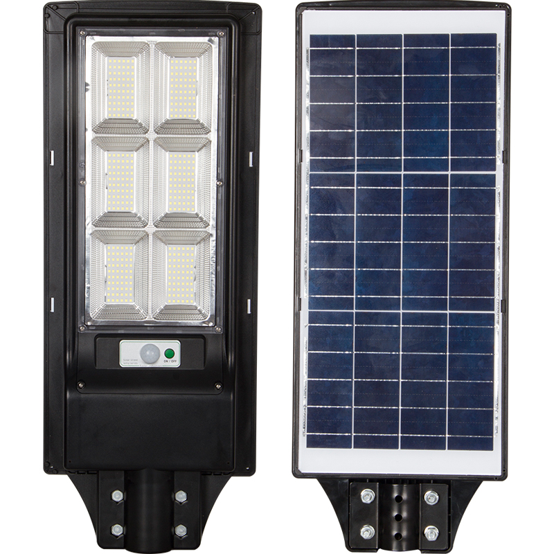 新款一体化太阳能路灯 户外灯具照明家用led太阳能灯源头工厂