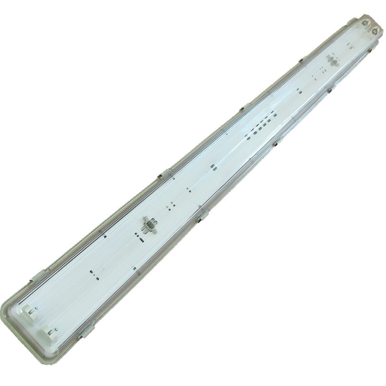 三防灯灯具套件 T8T5灯管支架 1.2米PC罩防尘 应急灯