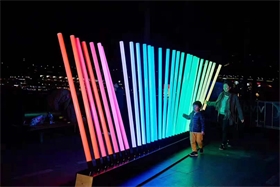 艾里森互动灯光墙互动灯光雕塑体感互动灯光红外互动灯光