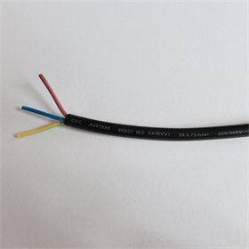 TUSFU PVC护套线 三芯 H05VV-F 小功率电器