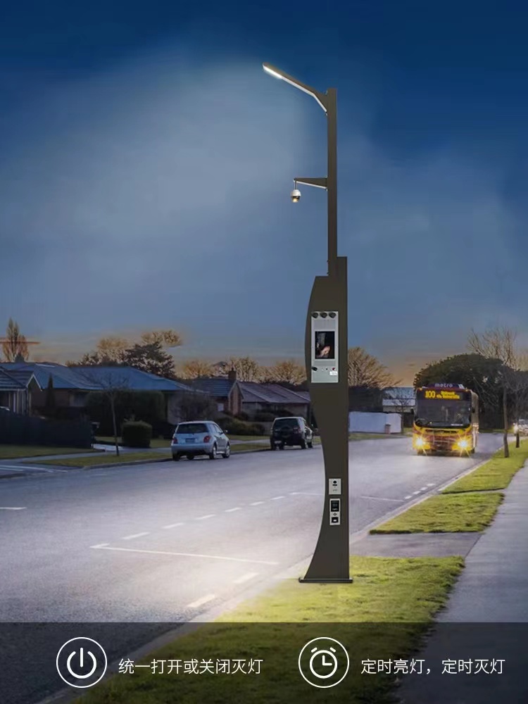 非标定制路灯智慧城市智能路灯超亮大功率智能公园别墅小区景观灯