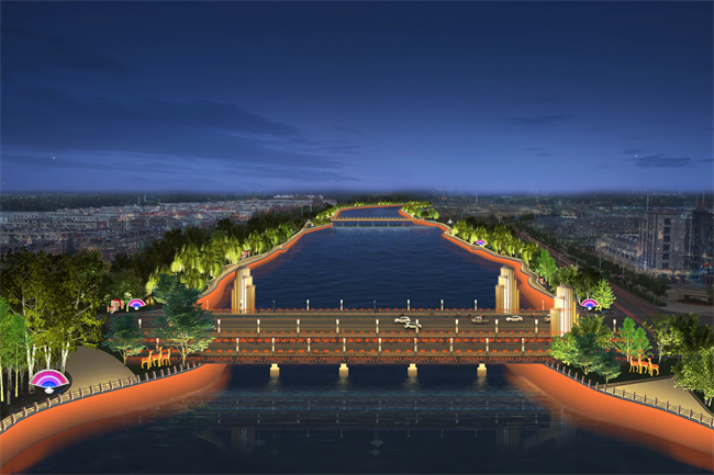 新疆博尔塔拉蒙古自治州精河滨河公园景观亮化提升设计方案
