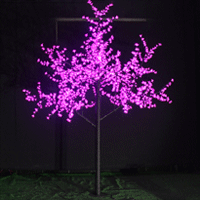 LED多彩仿真桃花树装饰灯
